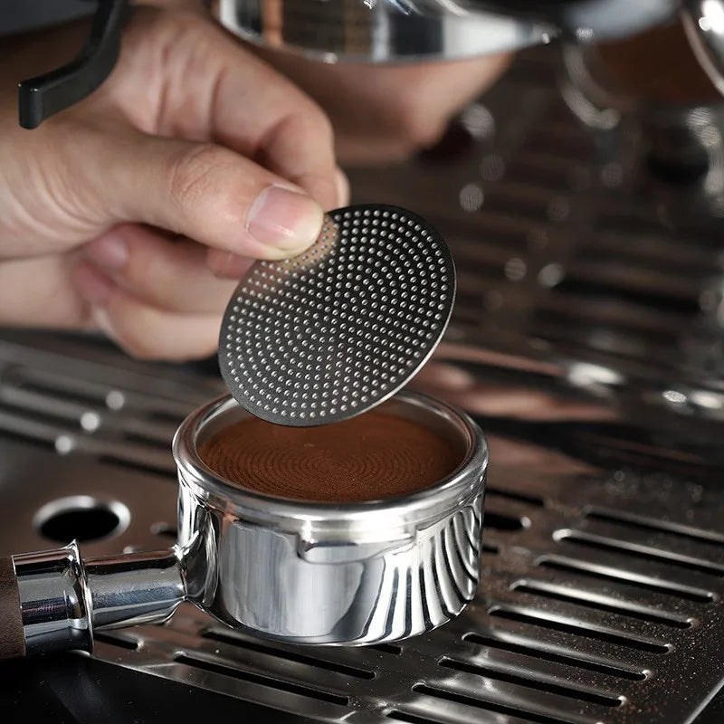 51/53/58mm Reusable Coffee Puck Screen 304 Stainless steel Double Layer Coffee Filter Fine Mesh Professional Espresso Accessory