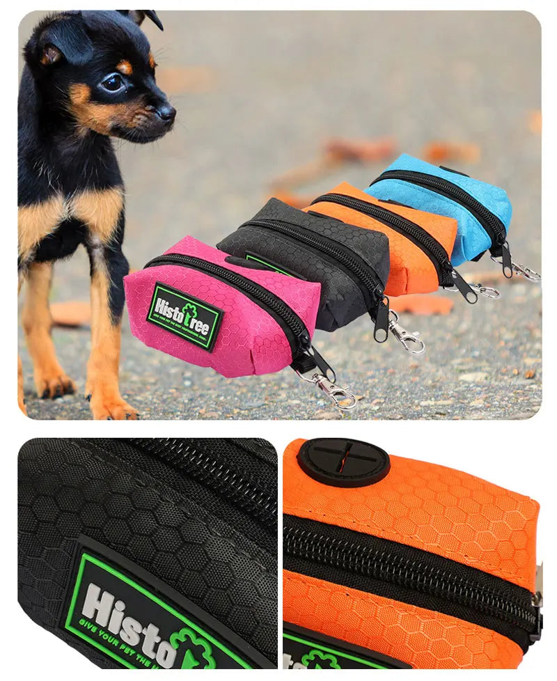 Outdoor Portable Pick Up Poop Bag Holder Dog Poop Waste Bag Pet Puppy Cat Dispenser Garbage Bags Organizer Pet Cleaning Tools