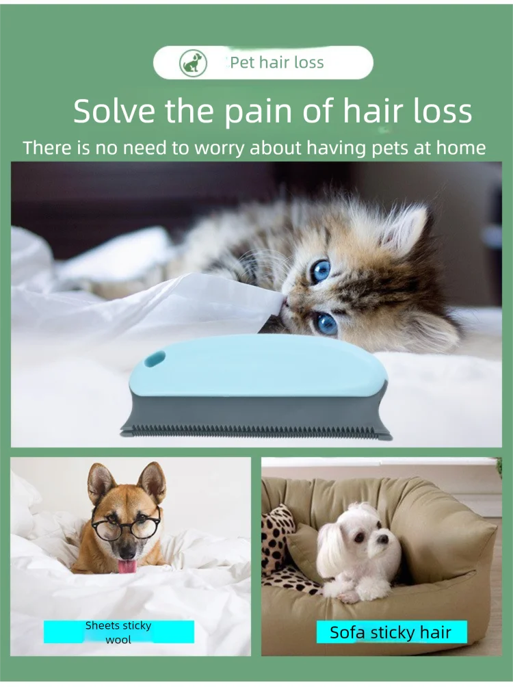 Dog Cat Hair Remover Pet Hair Remover Brush Efficient Pet Hair Detailer For Cars Furniture Carpets Clothes Pet Beds Chairs