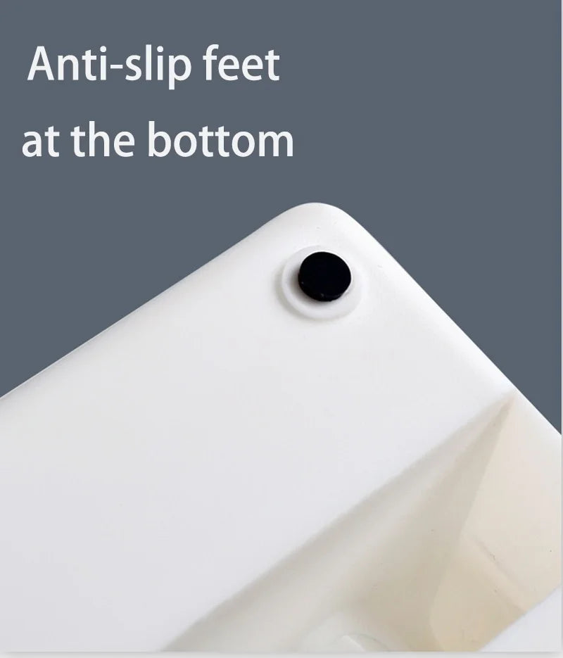 Multi functional spatula rack, kitchen storage rack, household plastic pot cover rack, vegetable cutting board, storage rack