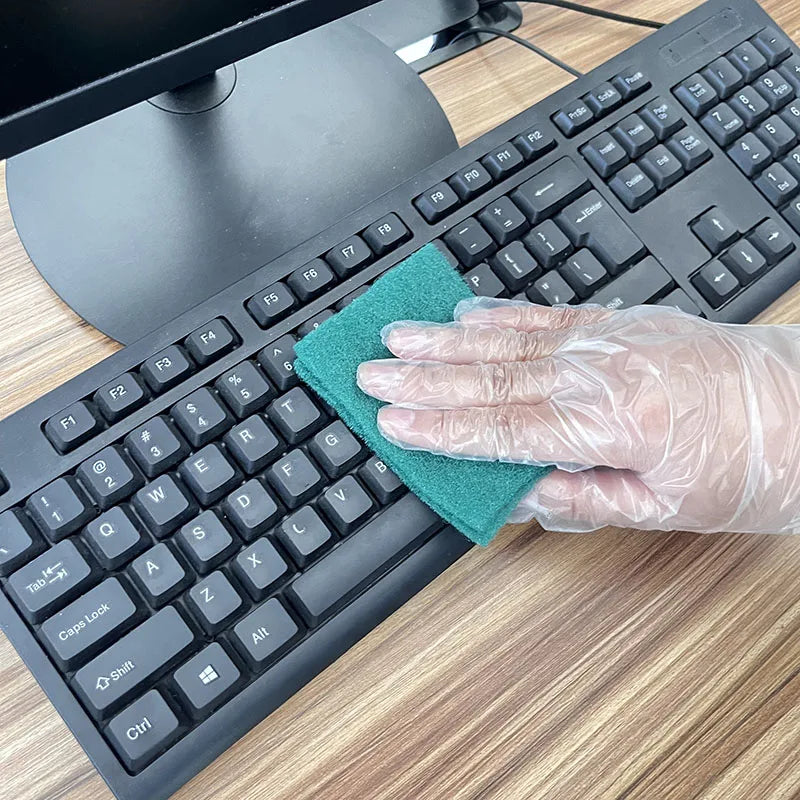 Disposable TPE Gloves Household Cleaning TPE Gloves Kitchen Bathroom Beauty Hairdressing Waste Disposal