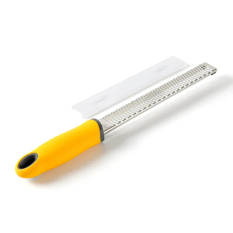 Citrus Lemon Zester & Cheese Grater-Parmesan Cheese, Lemon, Ginger, Garlic, Nutmeg, Chocolate, Vegetables, Fruits, kitchen tools