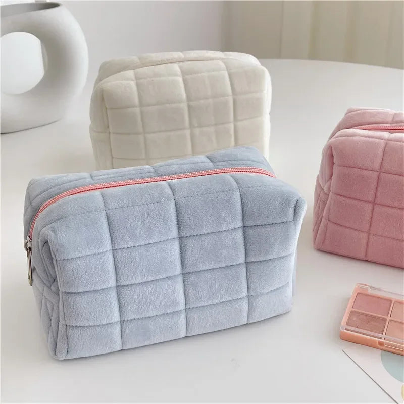 Simple Makeup Bag Pillow Pen Bag High Appearance Level WOMEN'S Large Capacity Pillow Bag Portable Storage Bags Makeup Pouch