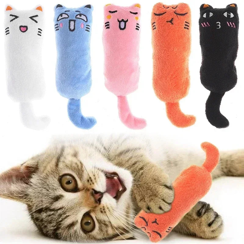 Cat Toy Cute Pet Catnip Toys Cat Plush Thumb Pillow Pet Supplies
