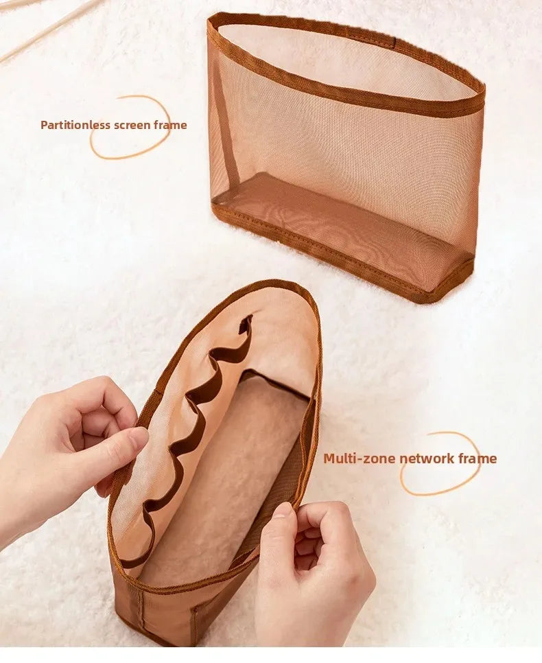 Large Capacity Waterproof Multifunctional Travel Cosmetic Bag Portable Makeup Storage Box PU Material Round Cylinder Shape