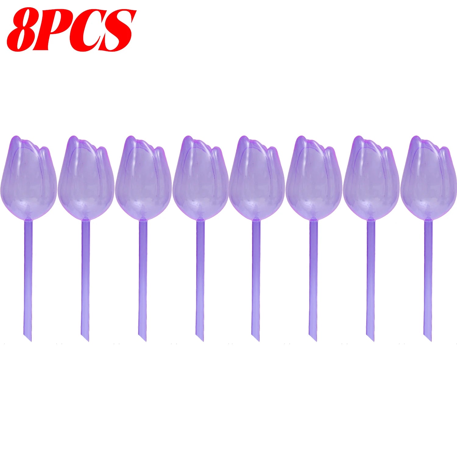 8/1x Tulip-Shaped Watering Globes Effortless Self-Watering Solution for Garden Indoor Outdoor Plants Irrigation of Potted Plants