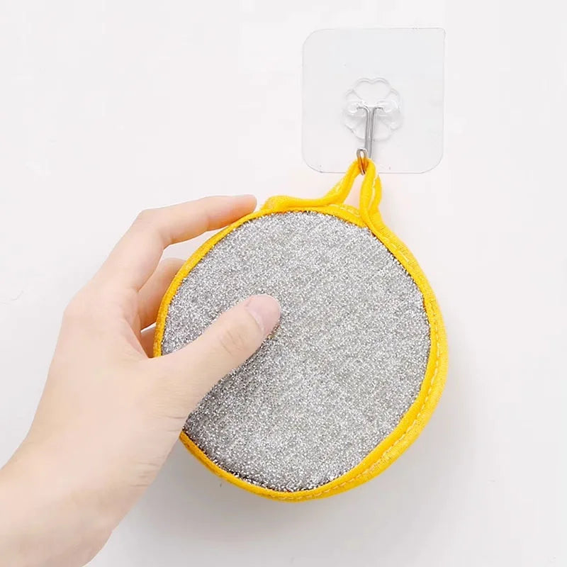 Double Side Dish Wash Sponges Dishwashing Sponge Dish Washing Brush Pan Pot Household Cleaning Cloths Reusable Kitchen Tools