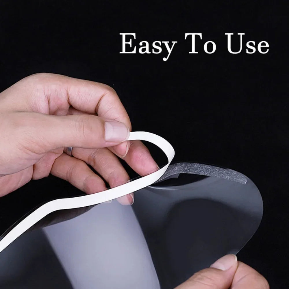 50Pcs Makeup Shower Face Visors Disposable Plastic Shower Visor Clear Face Cover Hairspray Salon Eyelash Extensions Styling Tool