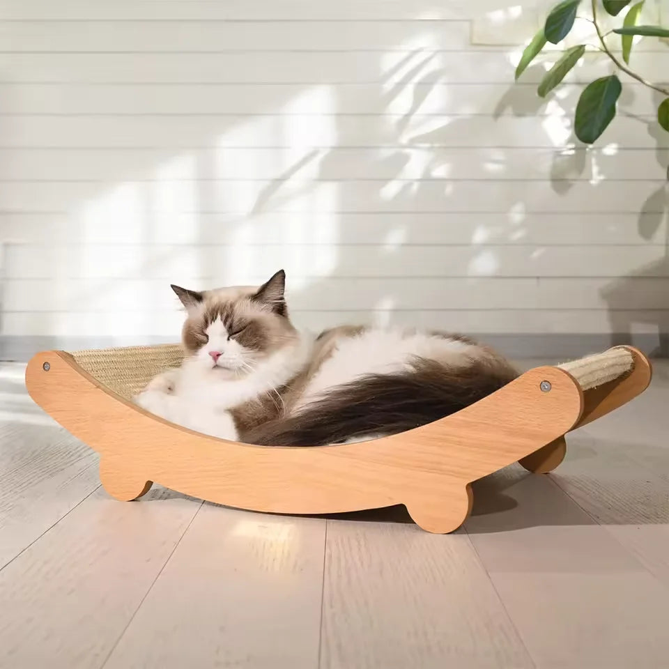 Removable cat scratching board wear-resistant and hair-proof multifunctional cat bed suitable for cats to chew cat toys