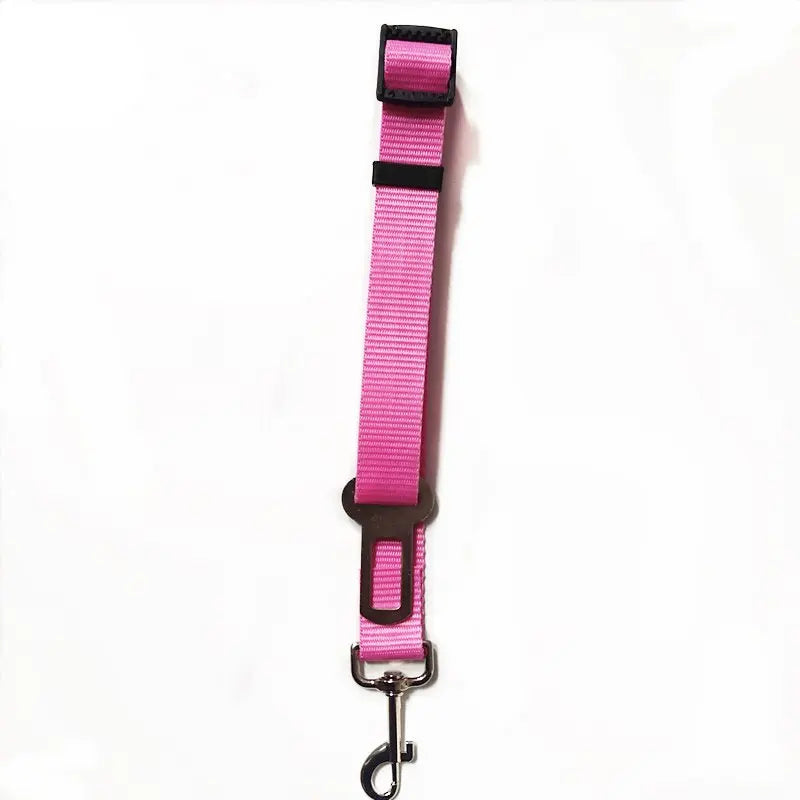 Adjustable Pet Dog Car Seat Belt Pet Seat Vehicle Dog Harness Lead Clip Safety Lever Traction Dog Collars Dog Accessories