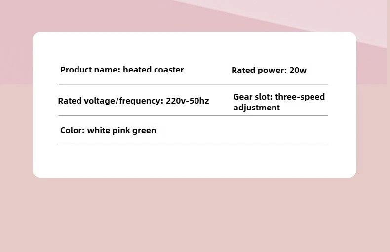 USB Cup Warmer Coffee Mug Heating Coaster 3 Temperature Setting Thermostatic Hot Plate Milk Tea Water Heating Pad Cup Heater