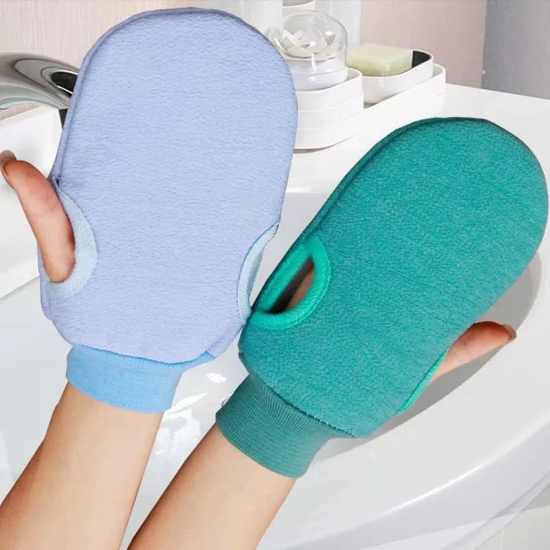 1pc Scrub Exfoliating Gloves For Shower Cleaning Scrub Mitt Rub Dead Skin Body Brush Towel SPA Foam Body Massage