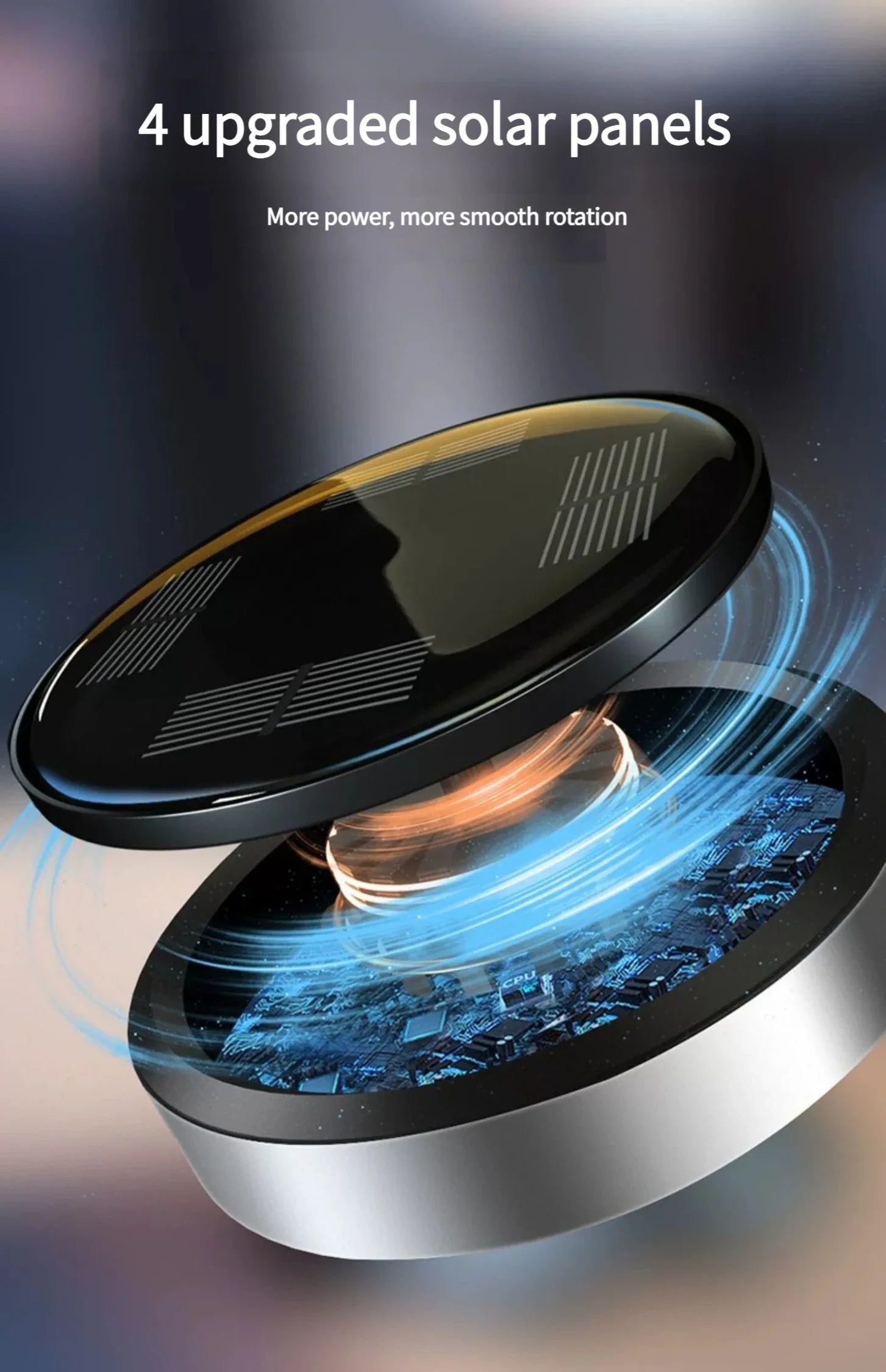 Car air freshener Solar Helicopter Styling Decorative Aromatherapy Car interior accessories Propeller rotary perfume diffuser