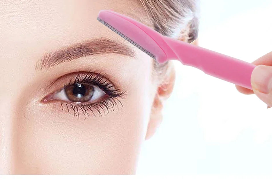 Eyebrow Trimmer Blade Women Face Shaver Portable Eye Brow Epilation Hair Removal Cutters Safety Knife Makeup Scraper