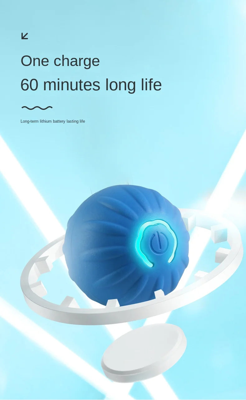 Smarts Dog Toy Ball Automatic Electronic Interactive Training Pet Toy Gravity Moving Ball Rechargeable Active Rolling Ball Toys