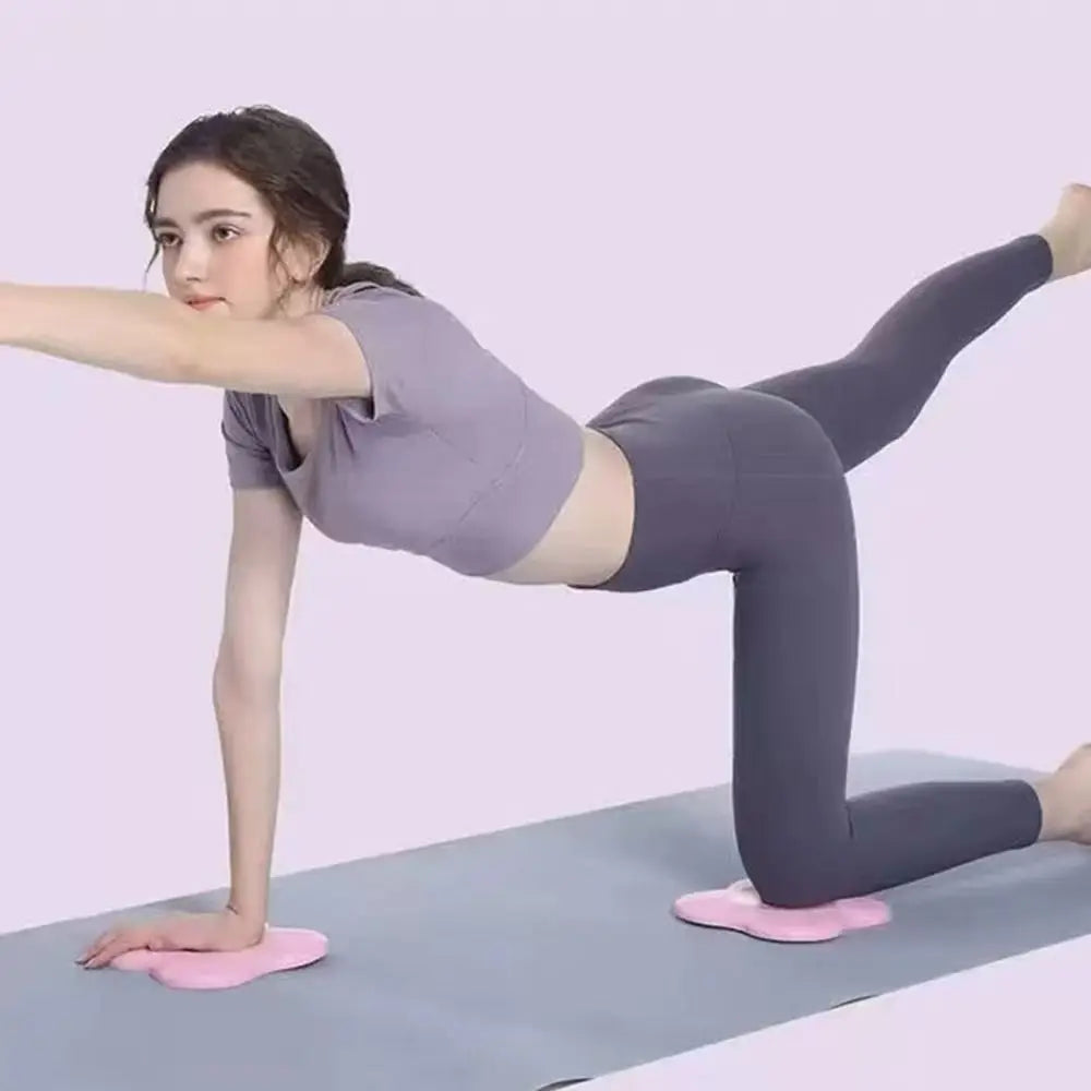 2pcs Waterproof Thickened Yoga Knee Mat Soft TPE Shock Absorption Support Mat Durable Portable Elbow Cushion Yoga Accessories