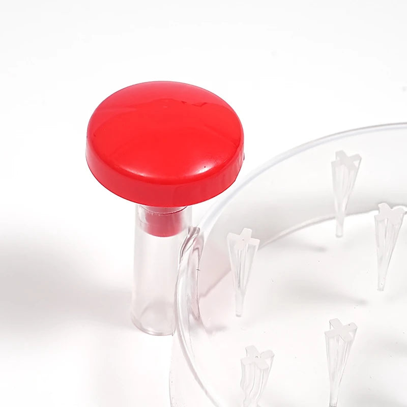 Chicken Shredder with Transparent Cover Hand Shred Machine Torn Chicken Anti-Slip Base for Chopping Chicken, Beef, Vegetables