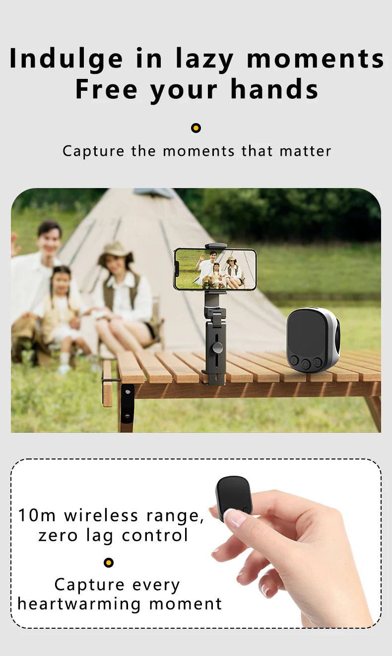 Mini Wireless Remote with Touchpad Scrolling Ring Bluetooth Page Turner for iPhone Android iPad Controller USB Rechargeable