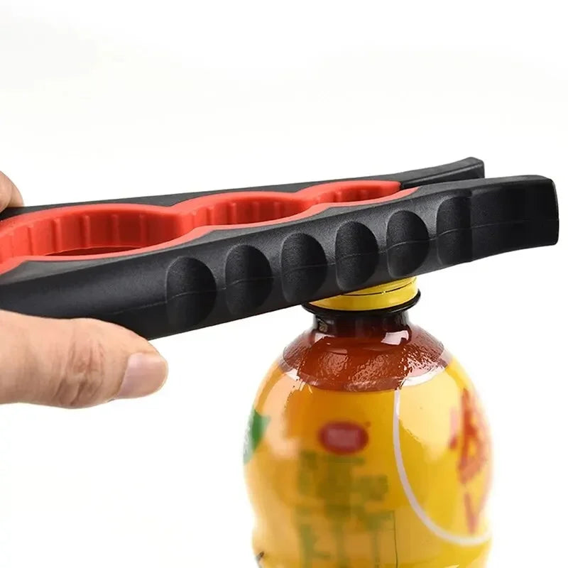 Multi Functional Can Opener Four In One Beverage Bottle Opener Cap Twister Four Position Can Opener Anti Slip Cap Twister