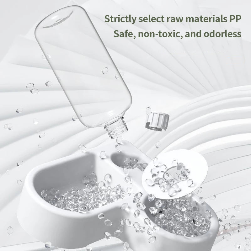 Automatic Drinking Water Pet Bowl with Love - Moisture-Proof Cat Bowl and Dog Basin Dual-Purpose - Multi-Functional Drinking