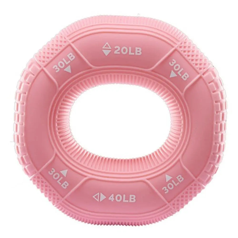 Silicone Adjustable 20-90LB Hand Grip Arm Strength Exercise Gripping Ring Fitness Gym Finger Forearm Trainer Carpal Expander