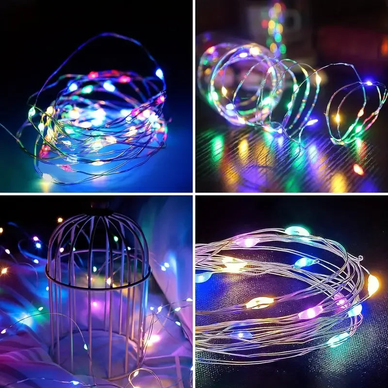 LED Solar Lights Fairy String Lights Waterproof 8 Modes for Garden Tree Decor Garden Lights Outdoor