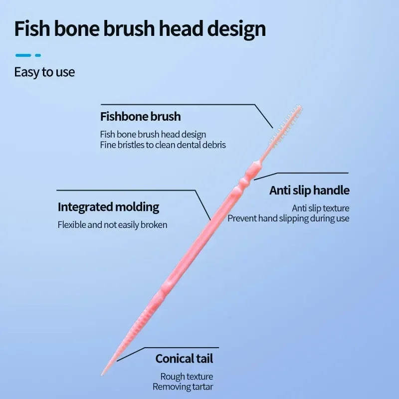 Portable ultra-fine toothpicks, disposable family box, double-head high-end personalized creative fruit sticks