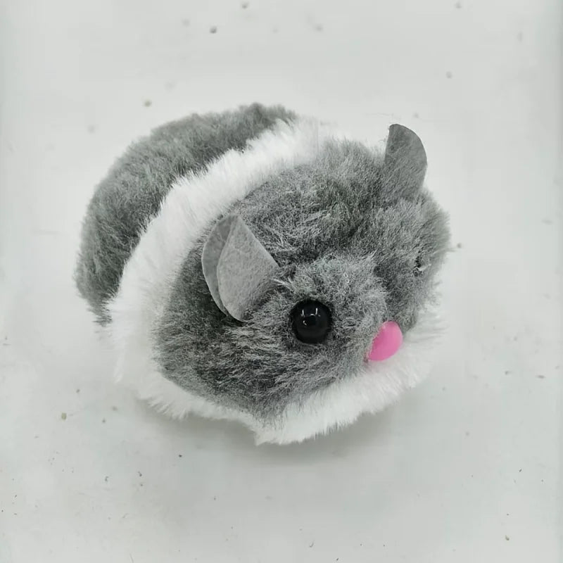 Cute Mouse Cat Toys Cat Supplies Plush Toy Shake Movement Mouse Pet Kitten Funny Plush Little Mouse Interactive Cat Toys