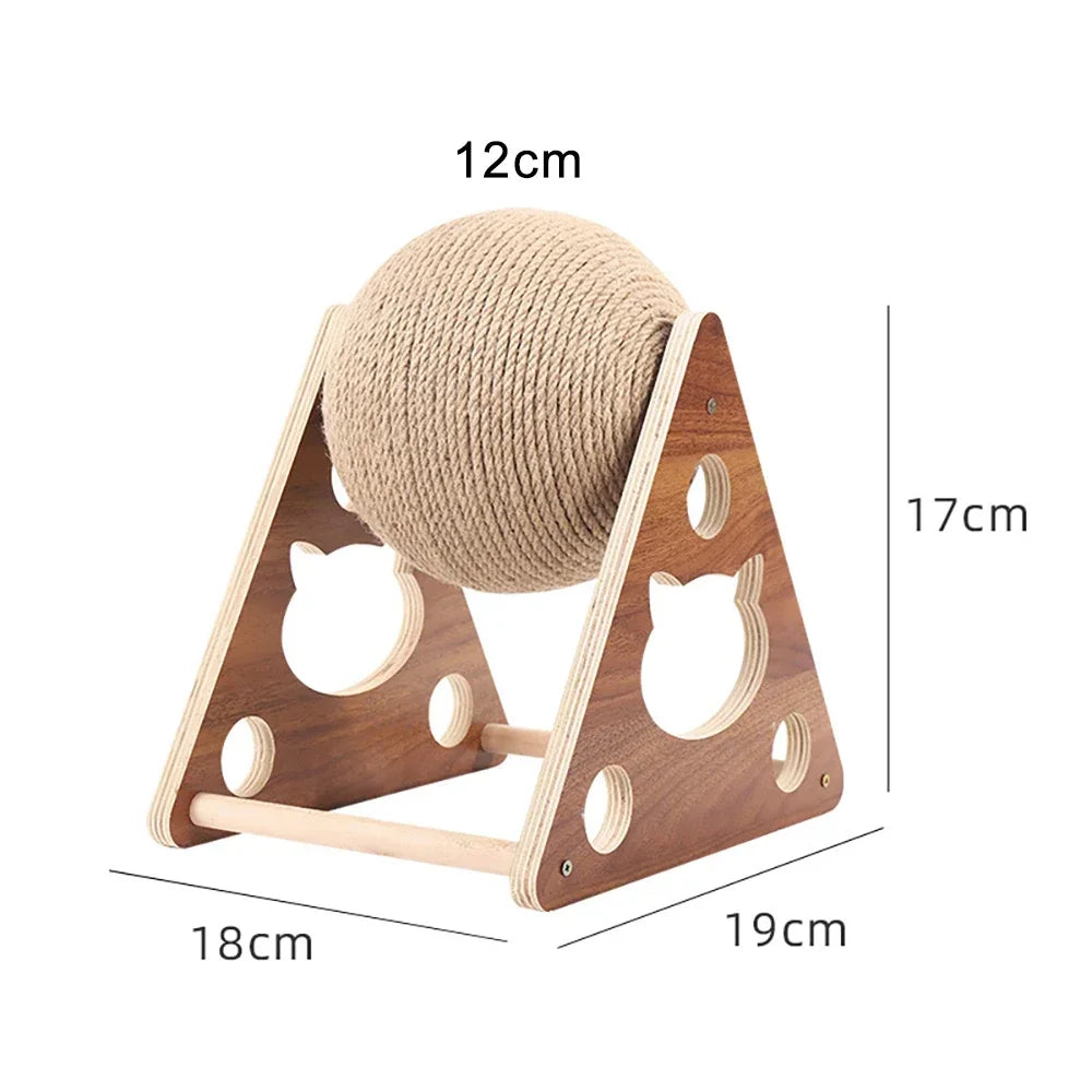 Cats Toy Cat Scratcher Sisal Rope Ball Kitten Interactive Grinding Paws Toys Scratch Board Pet Furniture Accessories Supplies
