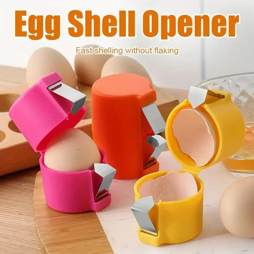 New Egg Shell Opener Press Egg Shell Separator Portable Egg Opener Kitchen Handheld Egg Shell Crusher Household