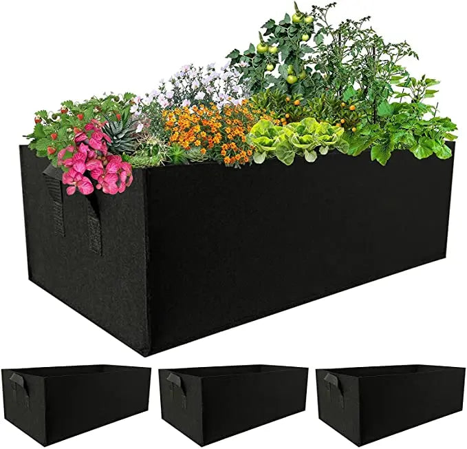 Garden Planting Bag Felt Multi-grid Planting Bag Vegetable Planting Pot Plant Flower Planting Flower Pot Plant Nutrition Bag