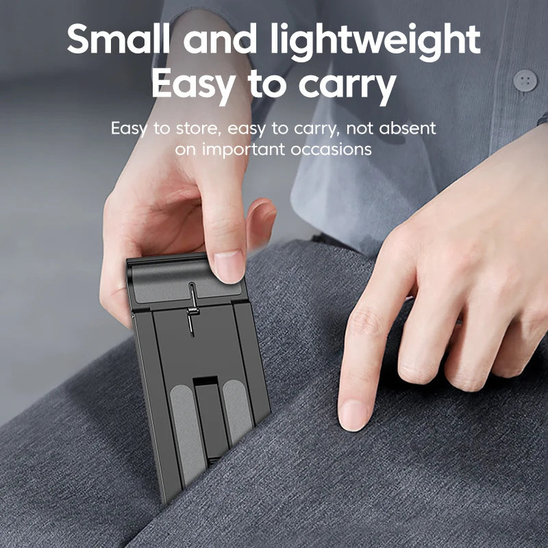 Foldable Desktop Phone Holder Portable Mini Moblie Phone Stand For Xiaomi iPhone Samsung Huawei Smart Phone iPad Tablet Holder
