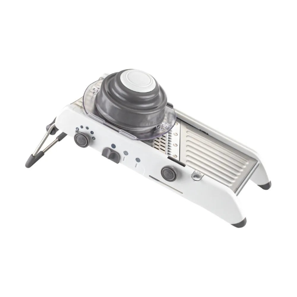 Household Adjustable Vegetable Cutter Manual Efficient Vegetable Shredder Non-slip Base with Hand Guard Vegetable Slicer Potato