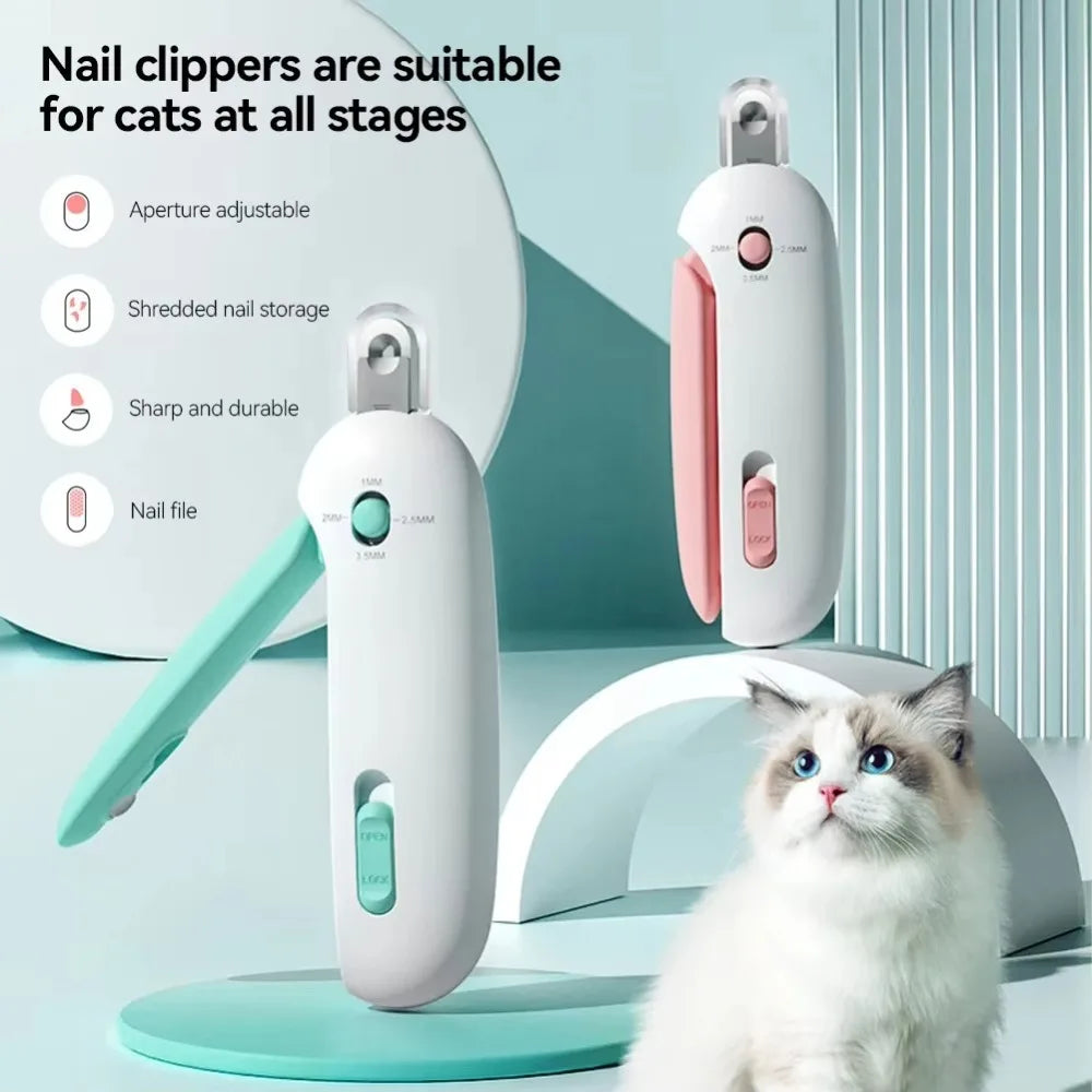 Professional Cat And Dog Nail Clippers Safe Comfortable Pet Nail Trimmer with Adjustable Hole Pet Hair Clippers Pet Care Trim