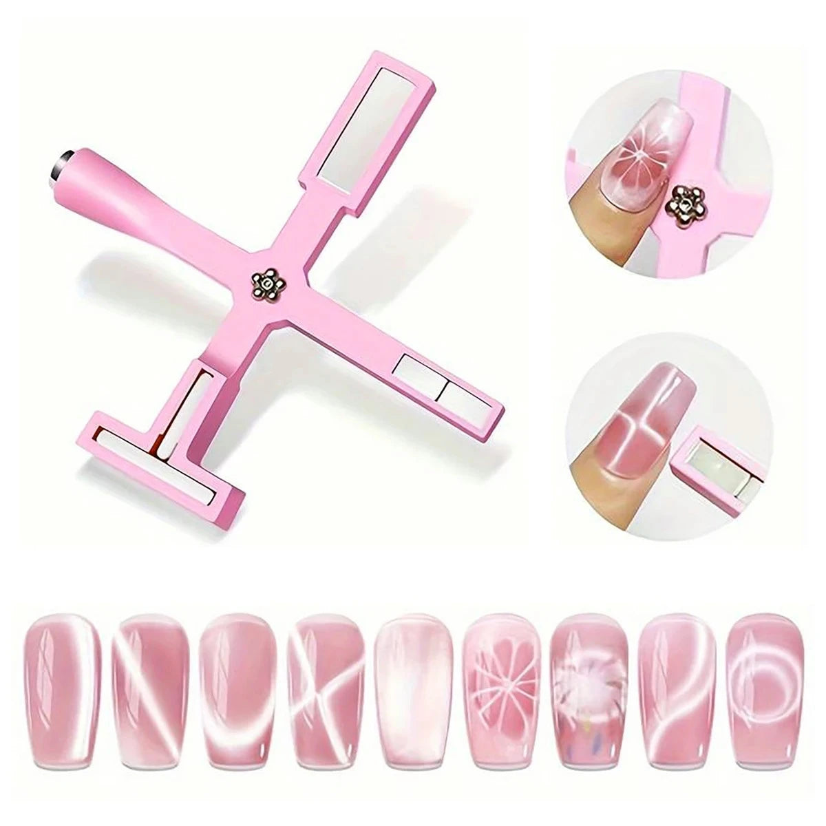 5/6-IN-1 Strong Magnetic Stick for Cat Eye Gel Polish Nail Magnet Tool Magnet Pen Nails Art Design Glitter Effect Manicure Tools