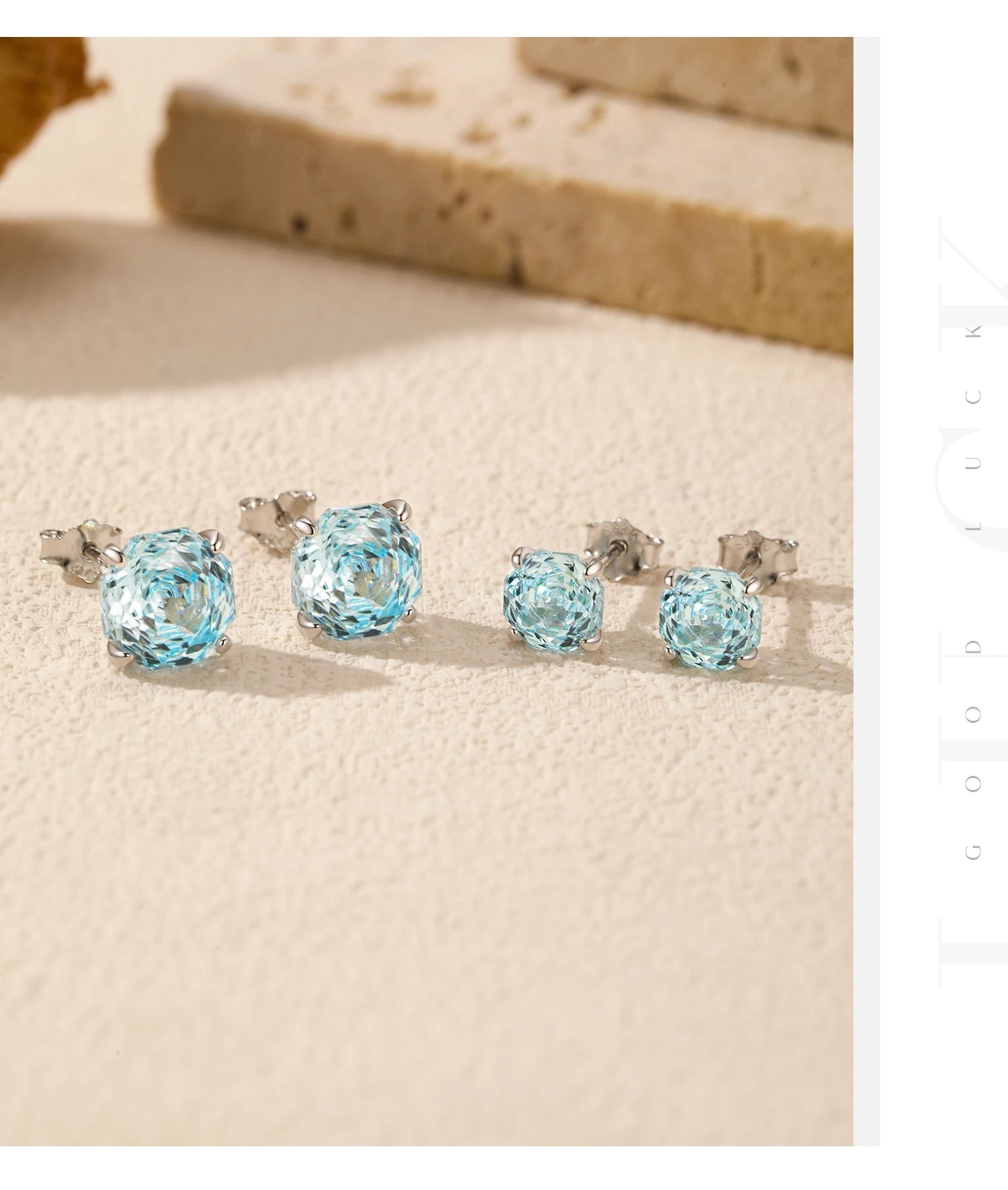 MODIAN 925 Sterling Silver Polygon Multi-Color Rose Cut Cubic Zirconia Luxury Stud Earrings For Women Party Fine Jewelry