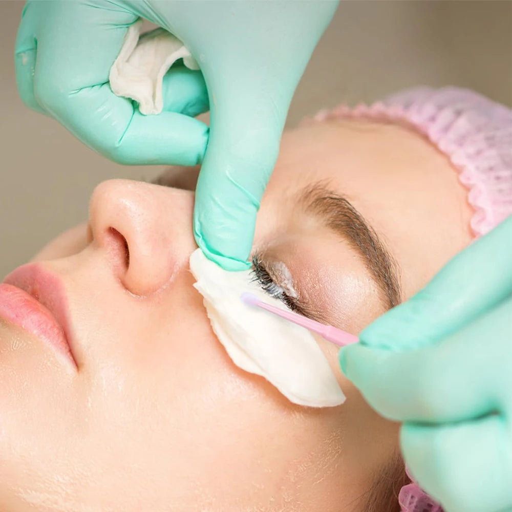 100pcs/box Disposable MicroBrush Eyelash Cleaning Brush Lash Extension Individua Tool For Eyelashes Removing Swab Accessories