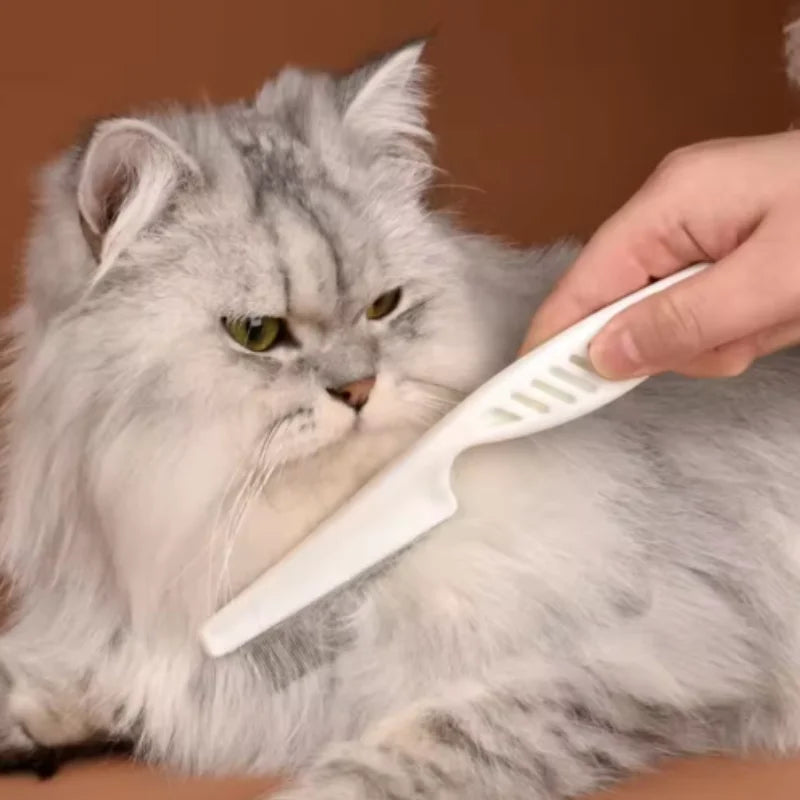 Pet Hair Shedding Comb Stainless Steel Flea Comb for Cat Dog Comfortable Pet Flea Hair Grooming Comb Dog Cat Fur Removal Brush