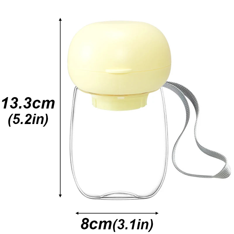 300/550ml Portable Food Grade Material Dog Cat Travel Pet Water Cup Feeding With Lanyard For Small Medium Cats Dogs Pet Supplies