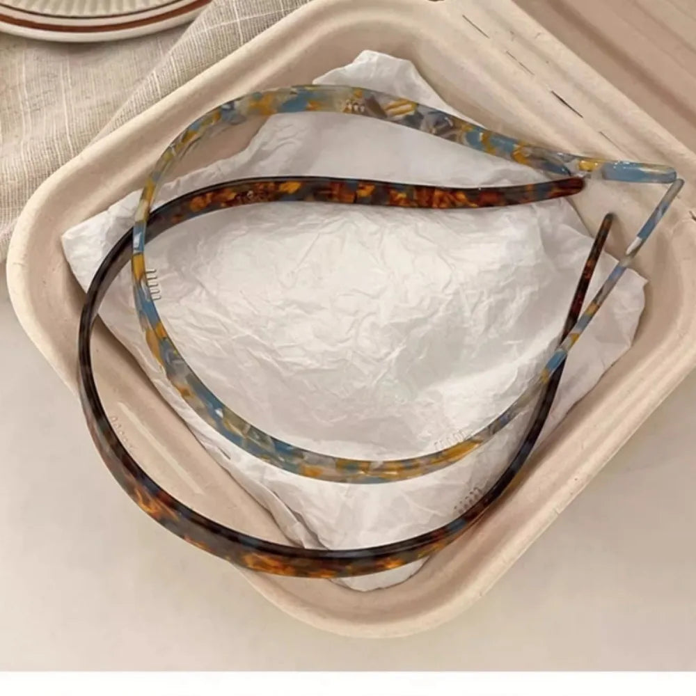 New Acetic Acid Headband Non-Clamping Ear Bone Hair Accessories For Women Fashion Sweet Hair Ornament Girls Hairband