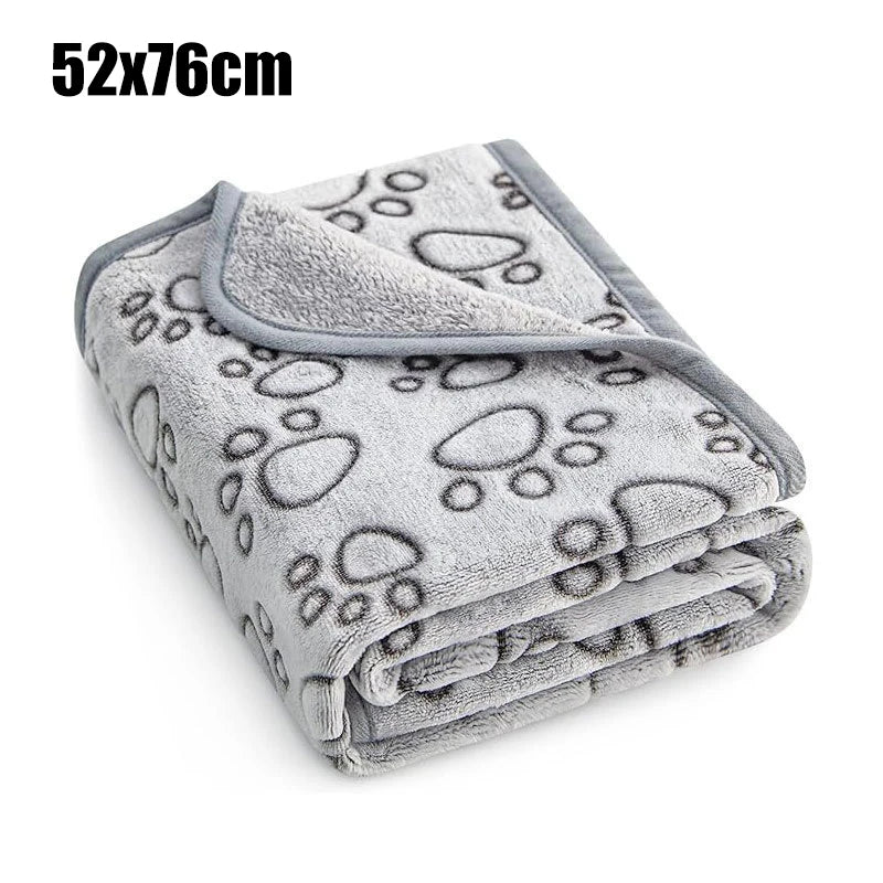 Cat and Dog Pet Blanket Calming Blanket Fluffy Pet Blanket Super Soft Warm Comfort Blanket Cute Pattern Washable Puppy Fur