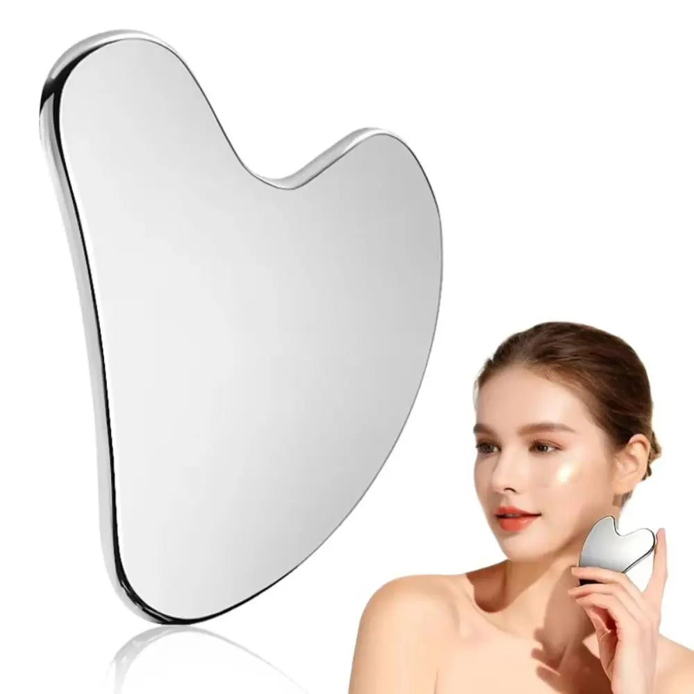 Gua Sha Scraper Heart Shape Universal Face Massager Guasha Massage Tool for Facial Beauty Eye Massage