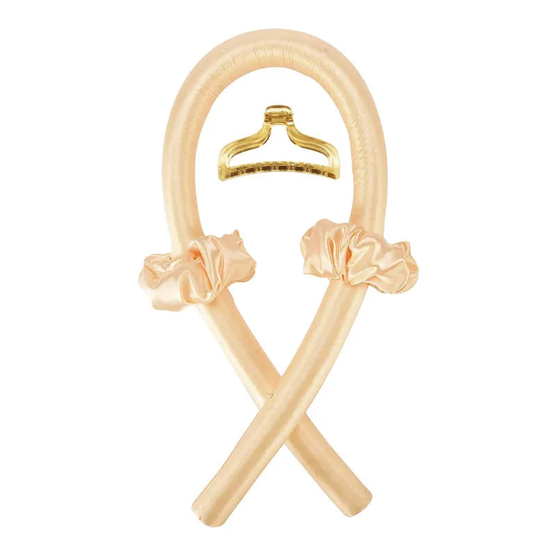 Heatless Curling Rod Headband Silk Curls Ribbon Hair Rollers Sleeping Soft Headband Lazy Hair Curlers Hair Styling Tools