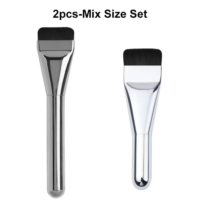 1/2Pc Multi-Use Foundation Ultra-Fine, Hypoallergenic Nylon Bristle Oval Foundation Brush - Perfect for Face Contouring