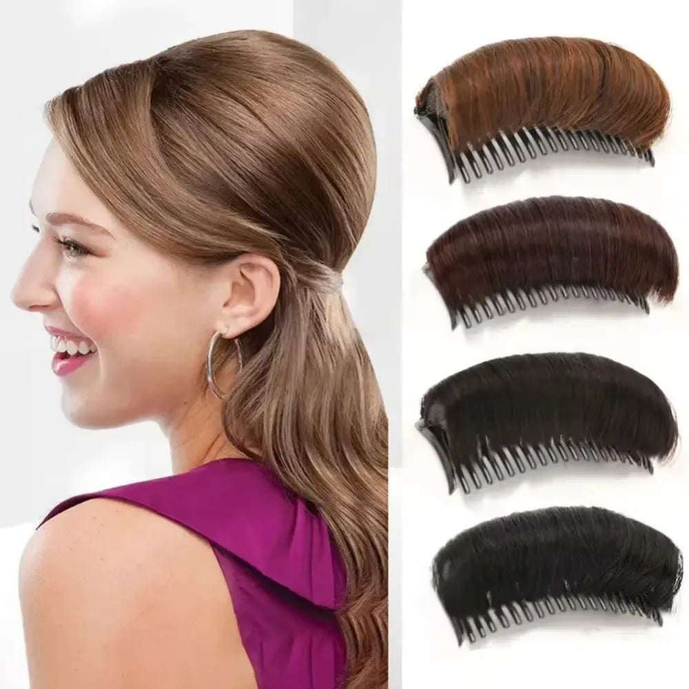 New Invisible Fluffy Hair Pad High Temperature Fiber Insert Comb Wig Cushion Hair Accessory Women's Styling