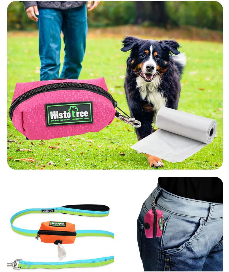 Outdoor Portable Pick Up Poop Bag Holder Dog Poop Waste Bag Pet Puppy Cat Dispenser Garbage Bags Organizer Pet Cleaning Tools