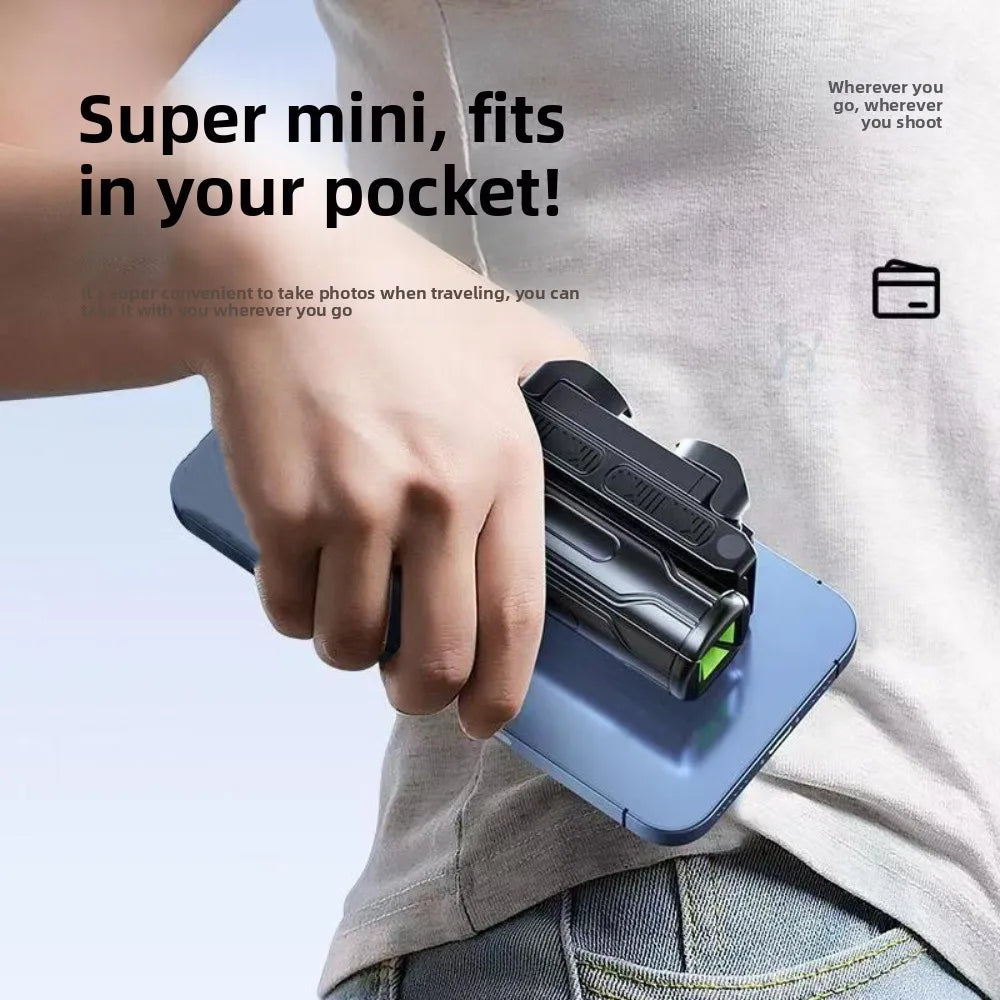 360 Degree Rotation Selfie Stick Scalable Portable Mobile Phone Camera Stand Bluetooth Height Adjustable Flat-standing Quadripod