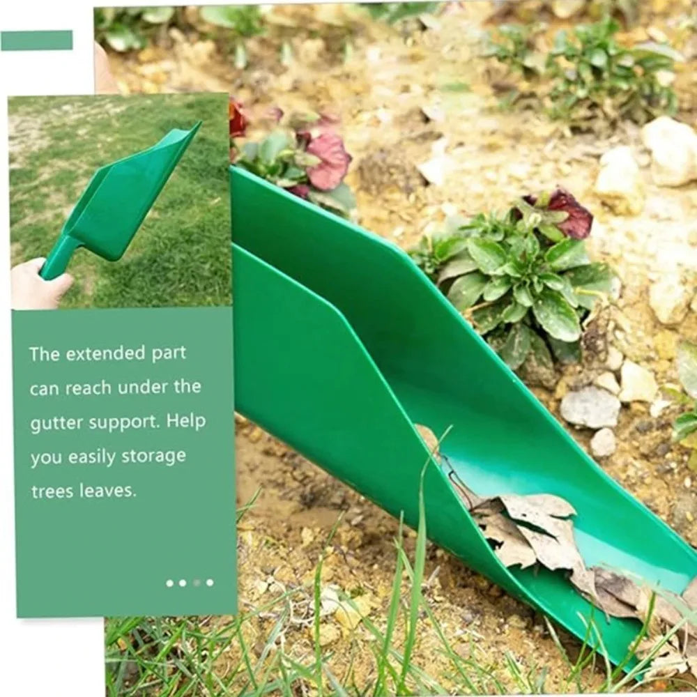 Plastic Gutter Getter Scoop Multi Use Dirt Debris Remove Leaf Cleaning Scoop Hand Scoop Gutter Cleaning Tool Garden Maintenance