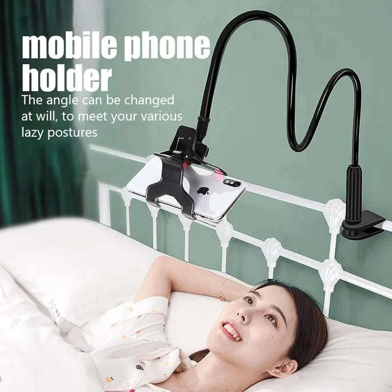 Portable Flexible Lazy Bed Holder Adjustable Mobile Phone Holder for Cell Phone Universal Desktop Stand Desk Mount Phone Bracket
