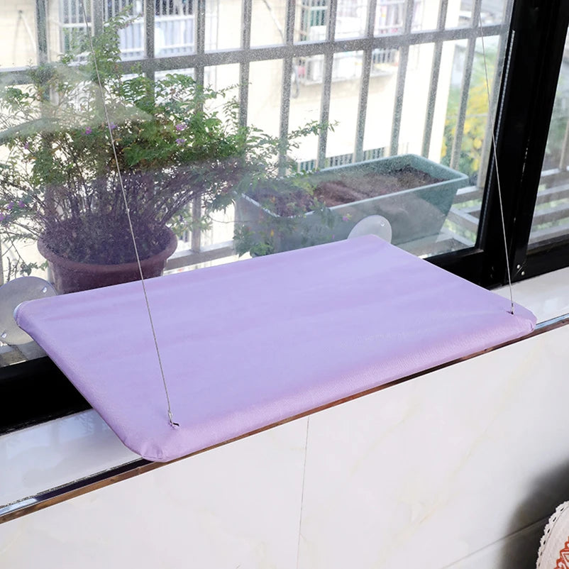 New Pet Cat Hammock Hanging Cat Bed Bearing Comfortable Cat Sunny Window Seat Mount Kitten Climbing Frame Pet Accessories